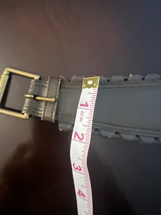 ALAÏA Brown Leather Corset Belt main image 9